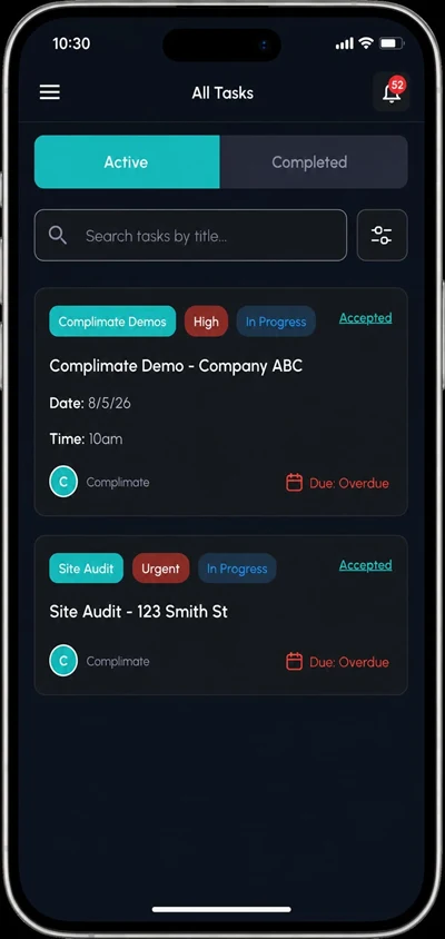 Complimate Mobile App Screenshot 4